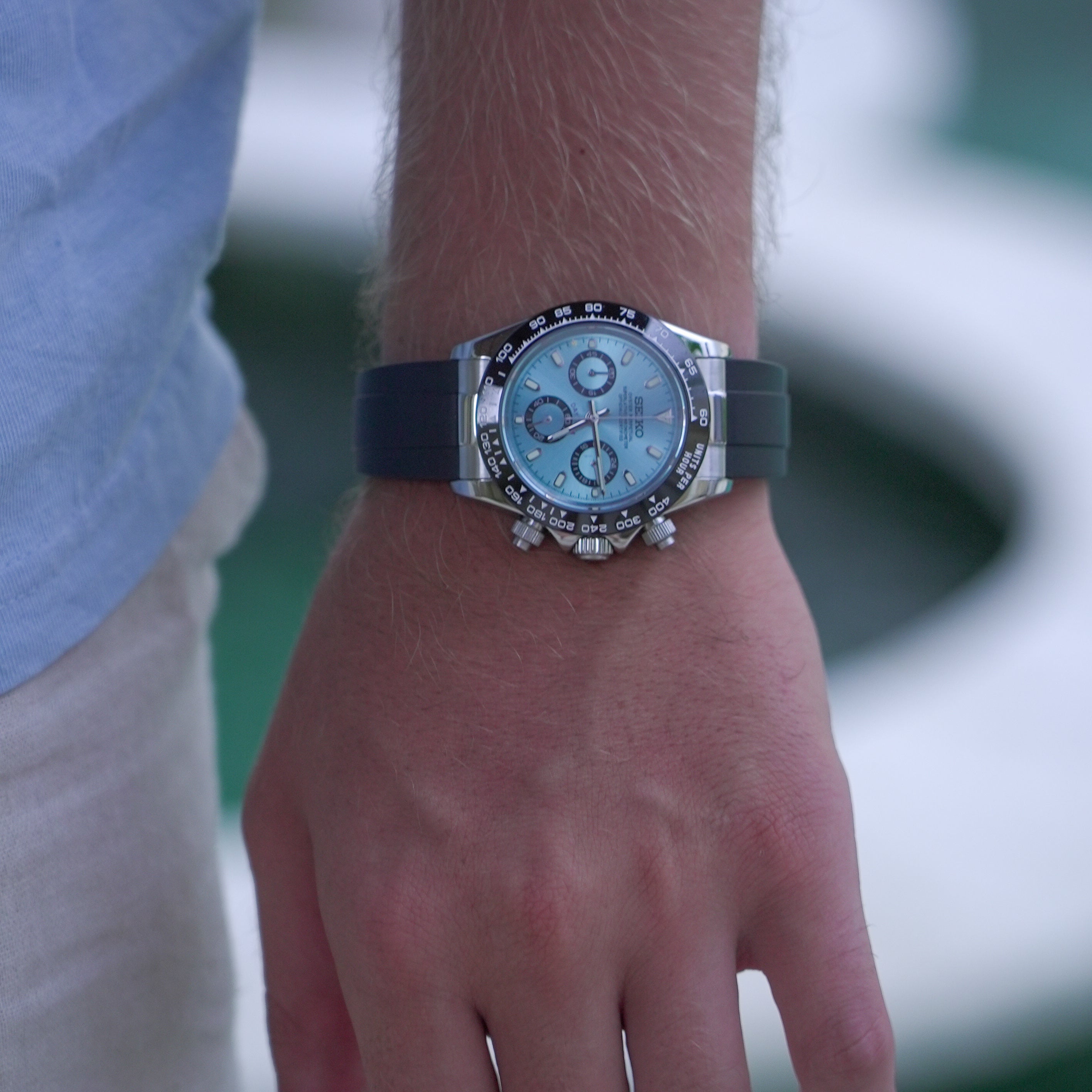 Seitona IJsblauw Rubber