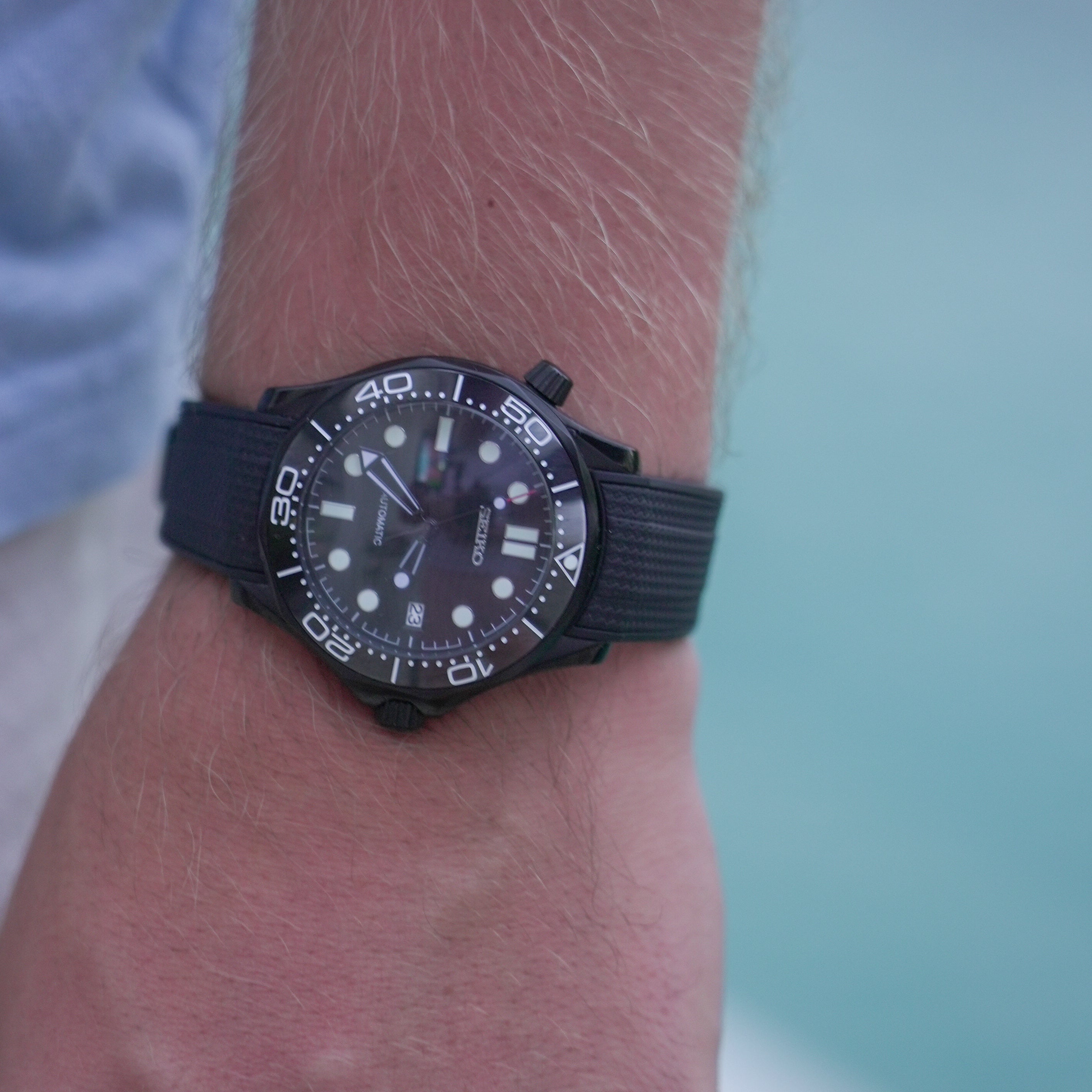 Seikomaster Alles Zwart