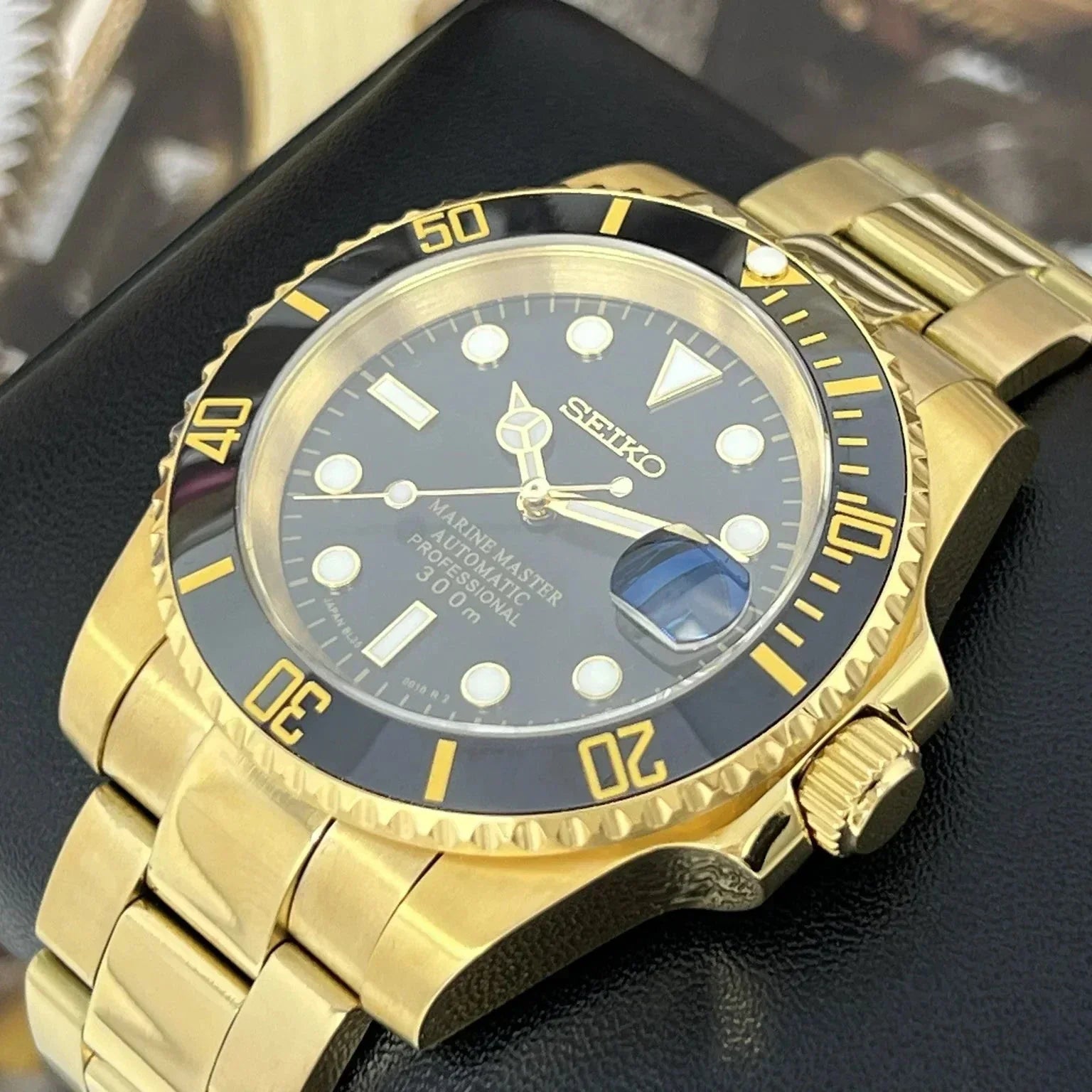 Seikomariner Zwart Goud