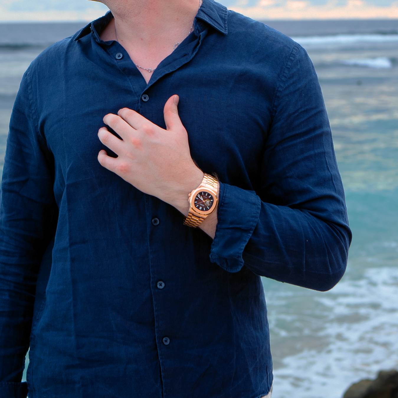 Nautiko Roze Goud Openhart